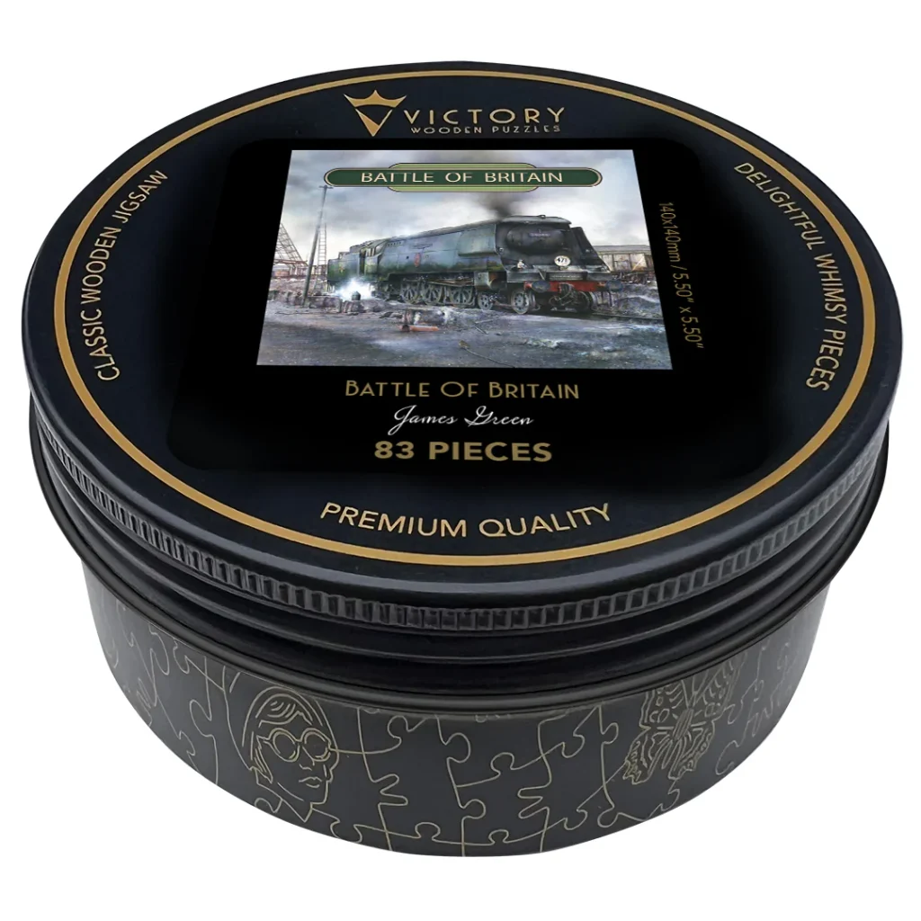 83-Piece Wooden Mini Jigsaw Puzzle - Battle of Britain