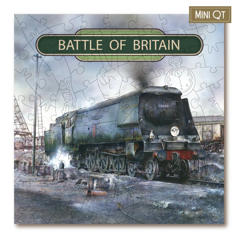 83-Piece Wooden Mini Jigsaw Puzzle - Battle of Britain - Image 2